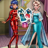 ladybug_and_elsa_dress_up Spiele